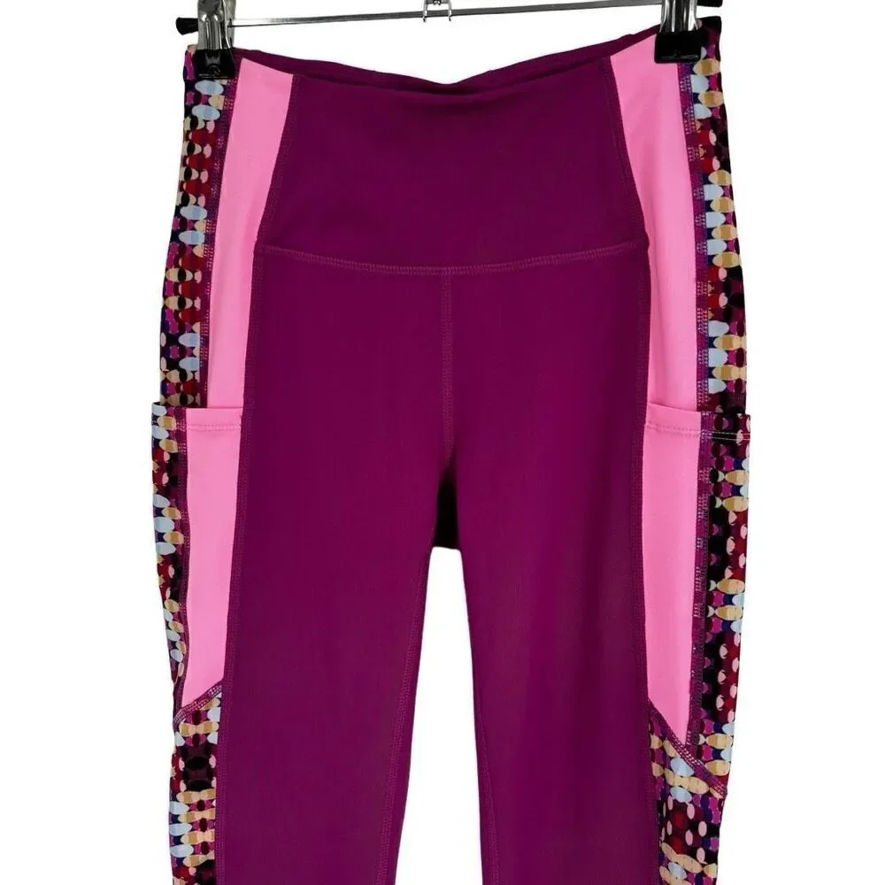 Free People Movement Remix Leggings Purple/Pink XS‎